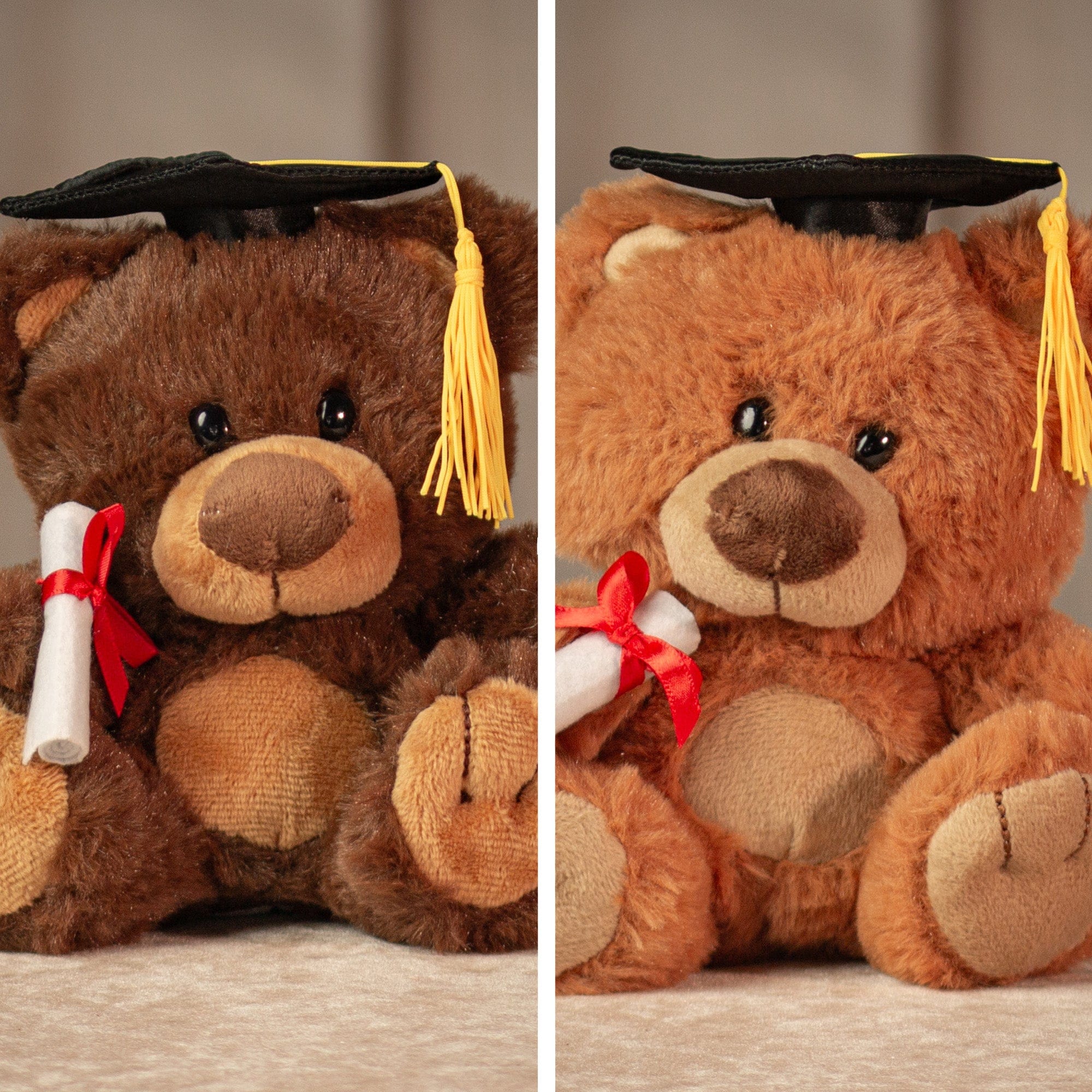6" Tassel-Topper Twin Bears