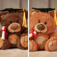 6" Tassel-Topper Twin Bears