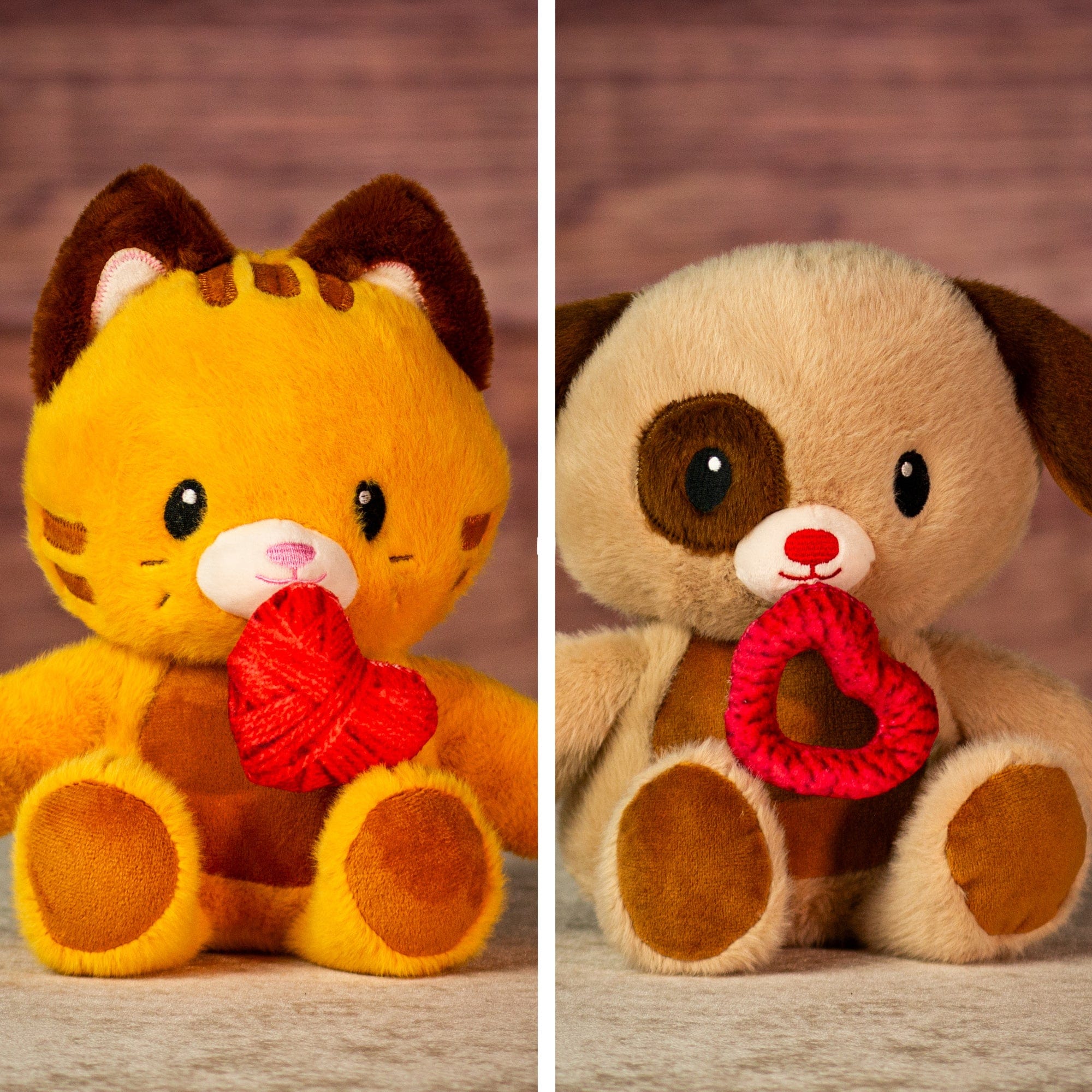 9.5" Sitting Heart Hugs Duo