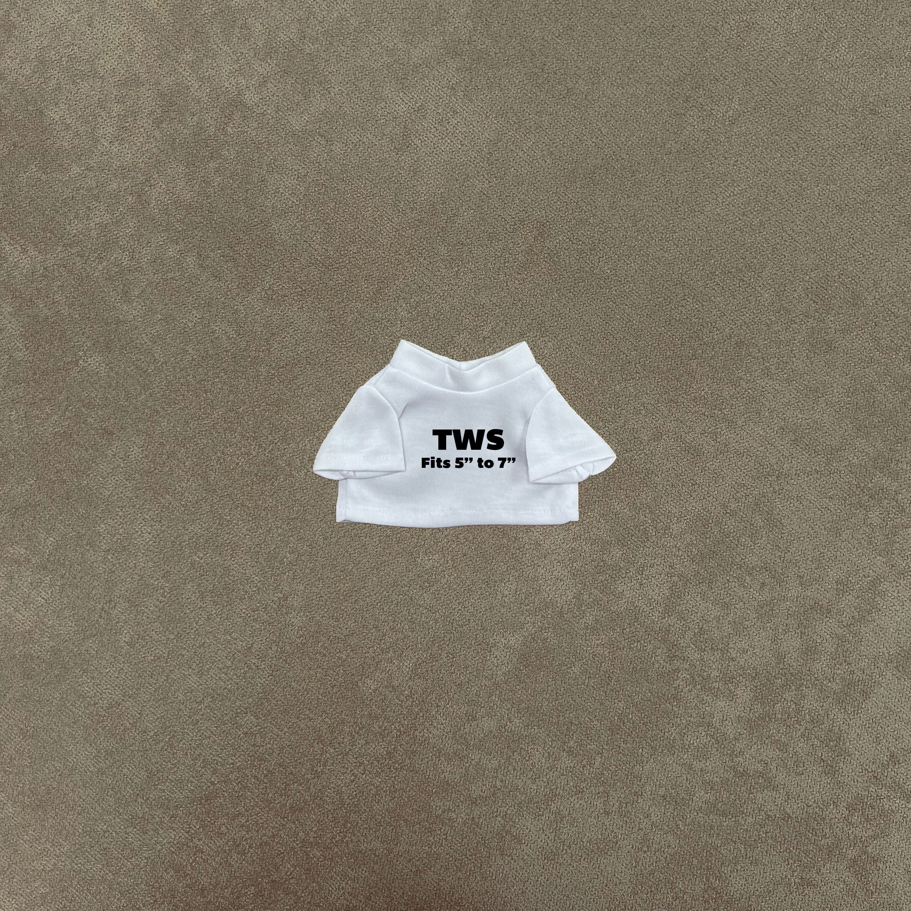 Blank T-Shirt for Teddy Bears from 6" to 14"