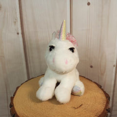 10" White Bella Unicorn