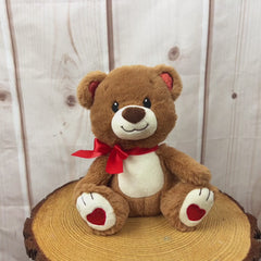 9" Glittery Valentine Bear