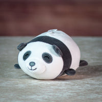 6 in stuffed plush smoochy pal grey and white panda