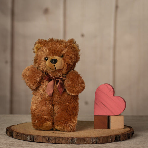 10" Cuddle Bear in Chestnut Brown