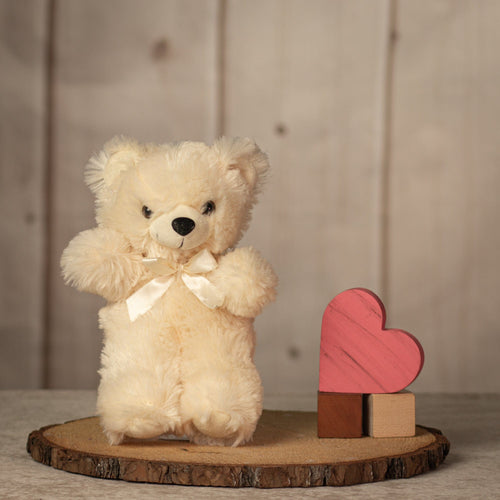 10" Cuddle Bear in Vanilla Cream