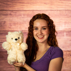 10" Cuddle Bear in Vanilla Cream