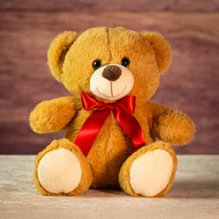 10" Sitting Brown Sweetheart Bear