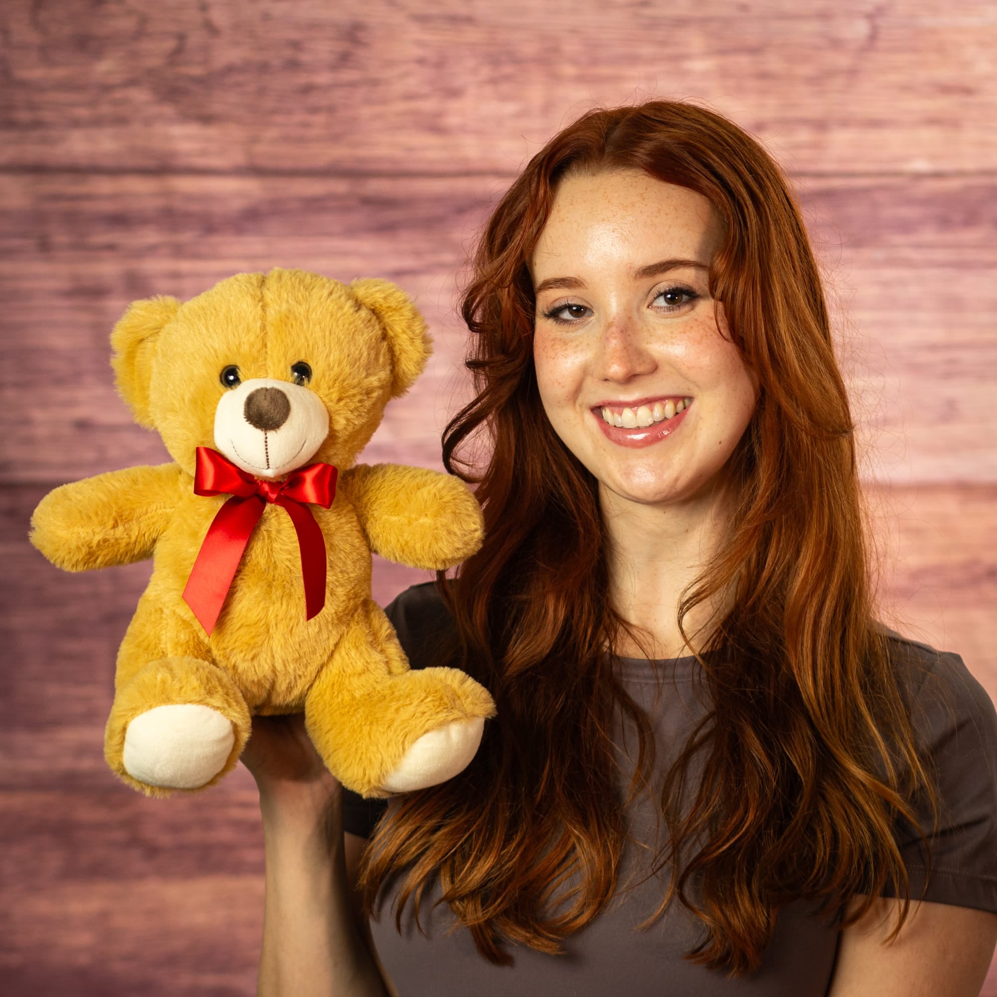 10" Sitting Brown Sweetheart Bear