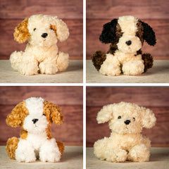 10" Sitting Curly Pups