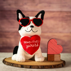 10" Sitting Love Pup with Shades