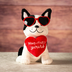 10" Sitting Love Pup with Shades