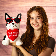 10" Sitting Love Pup with Shades