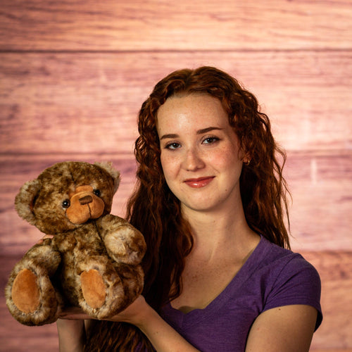 10" Sitting Premium Caramel Mocha Bear