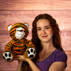 10" Sitting Stripes Tiger