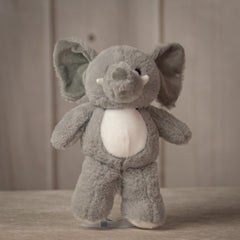 11 inch grey stuffed elephant
