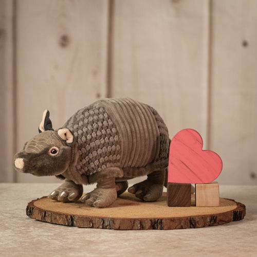 12" Detailed Plush Armadillo