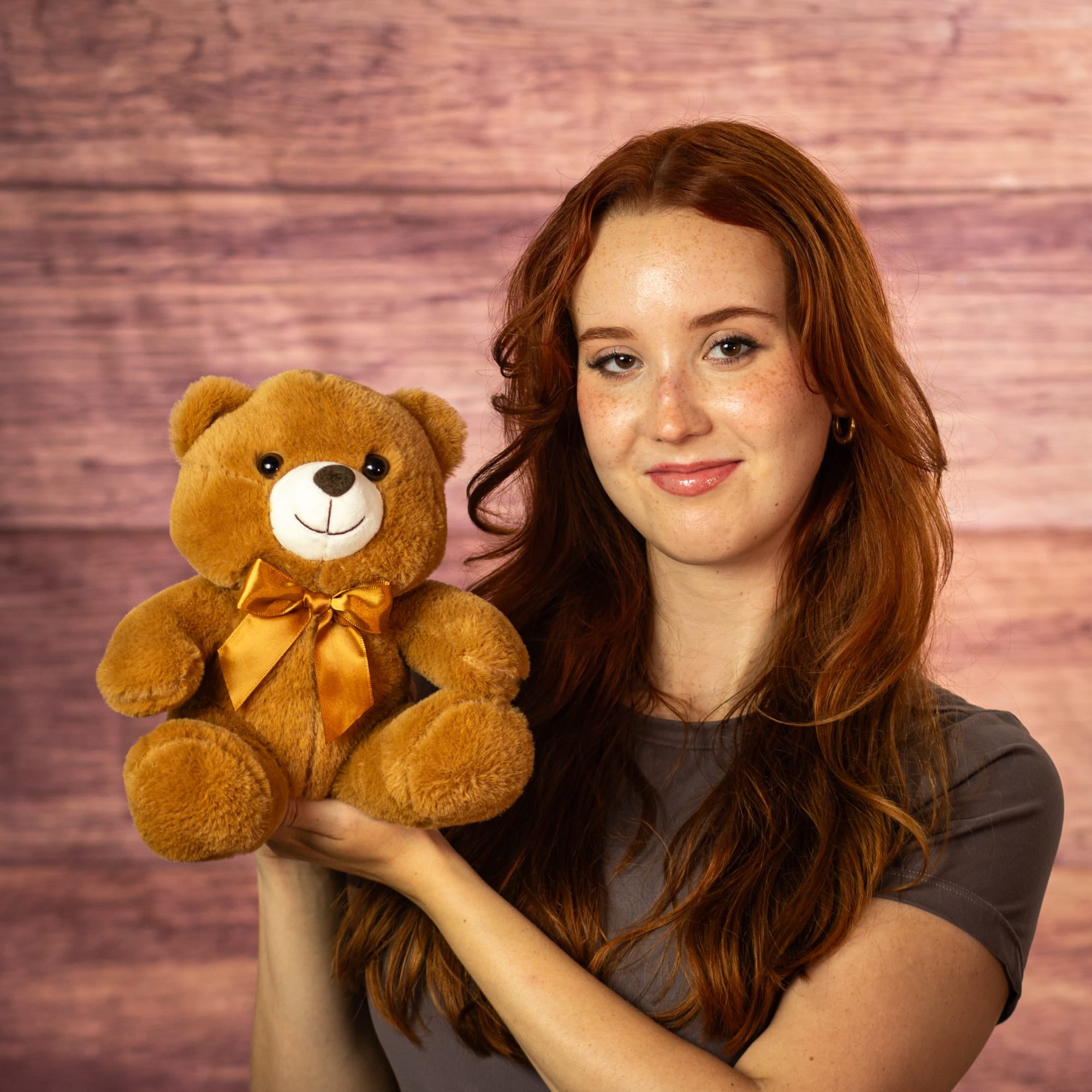 12" Sitting Cream & Cocoa Bears