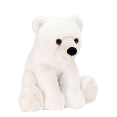 12" Sitting Snowcap Polar Bear