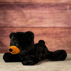 13" Laying Black Forest Bear