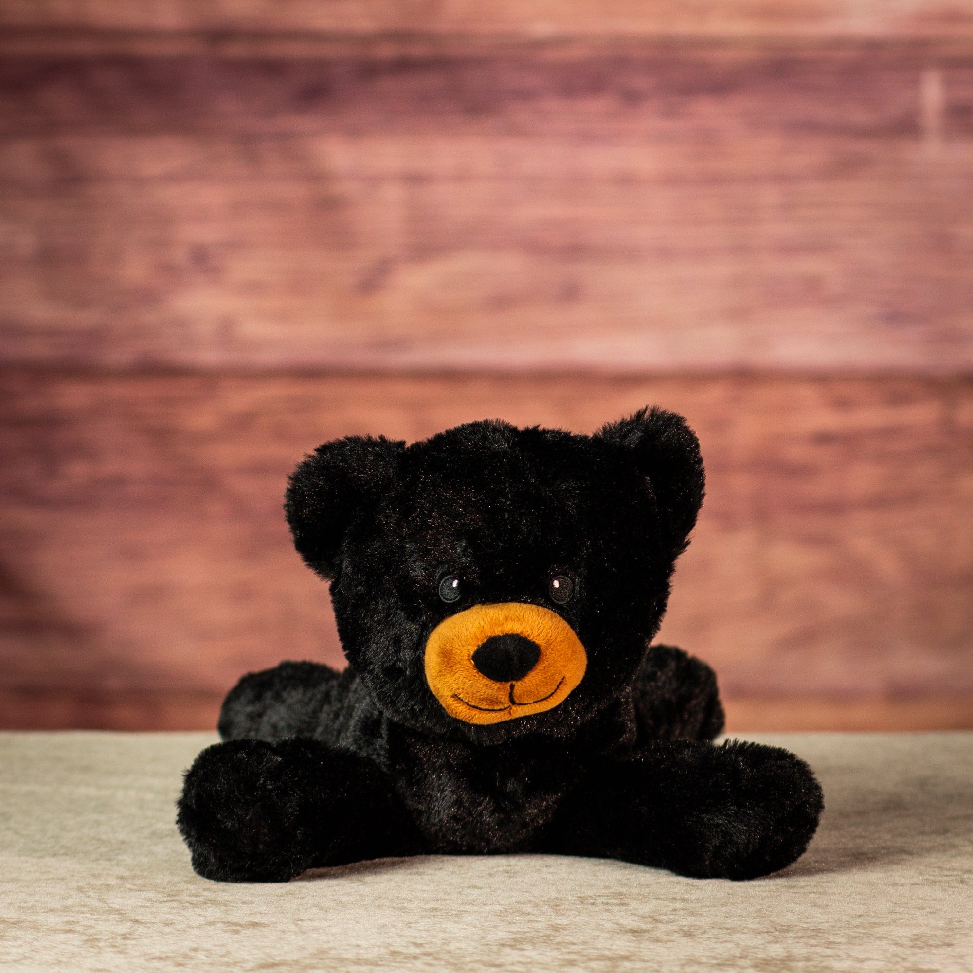 13" Laying Black Forest Bear