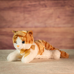 13" Laying Classic Tabby Cats