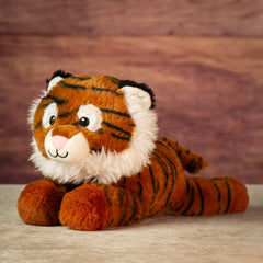 13" Laying Friendly Tiger