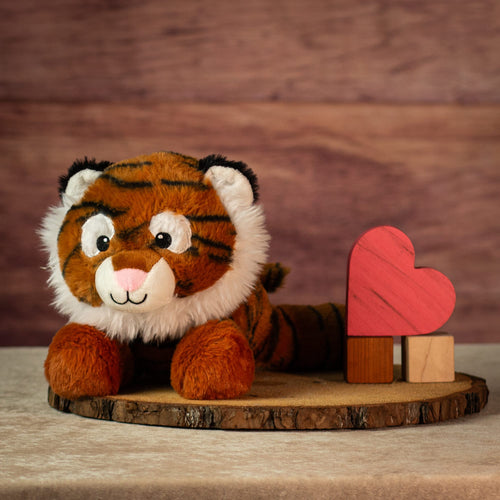 13" Laying Friendly Tiger