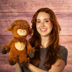 13" Minky Highland Cow