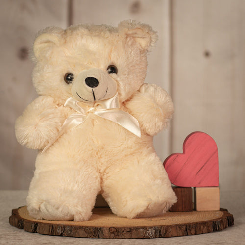 14" Cuddle Bear in Vanilla Cream