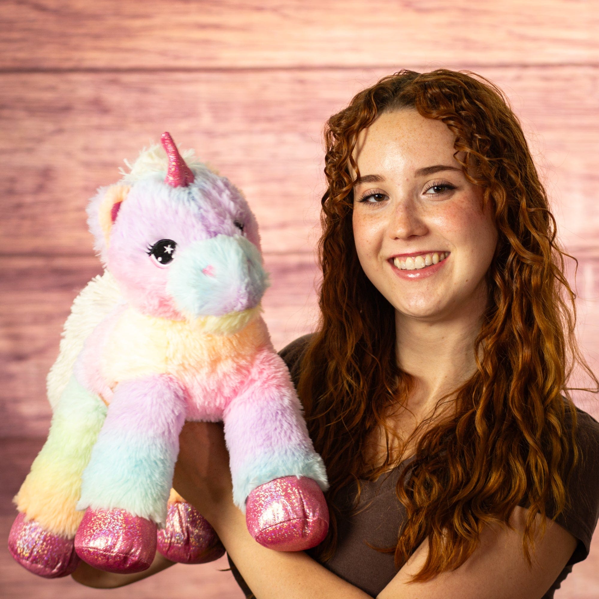 16" Laying Rainbow Dream Unicorn