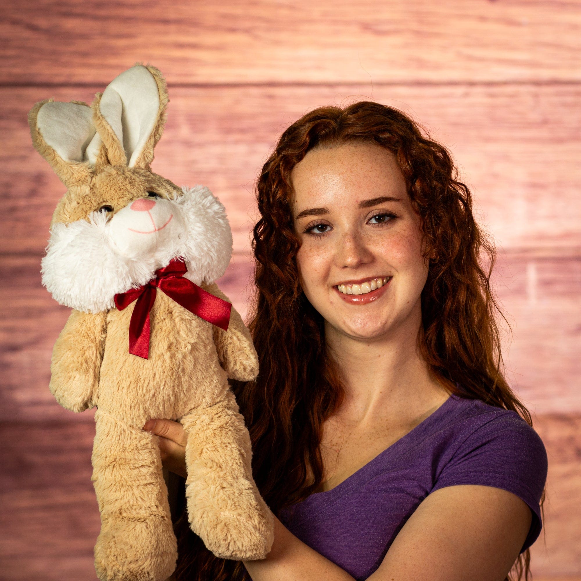 16" Playful Beige Rabbit