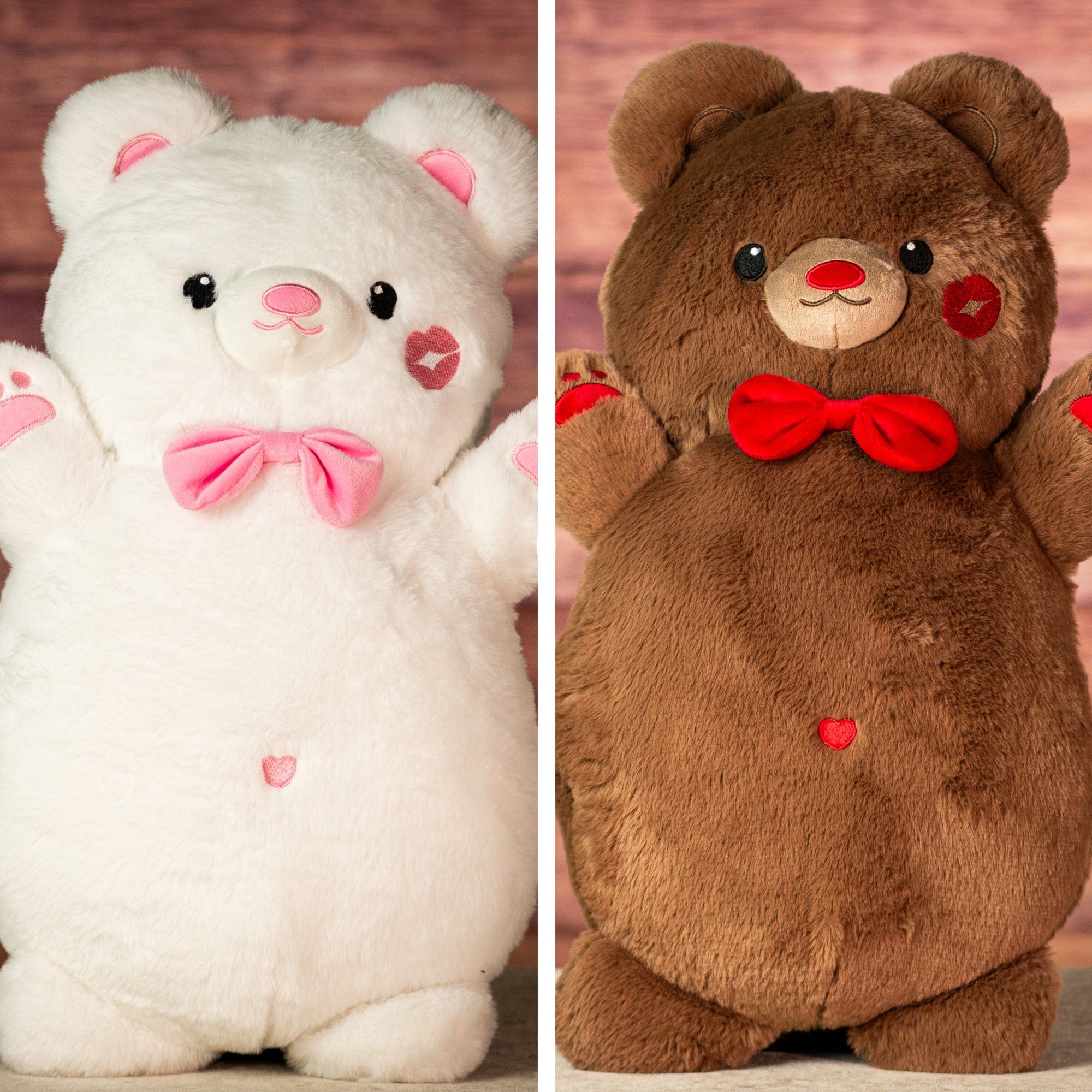 18" Cuddle Kiss-Me Bears