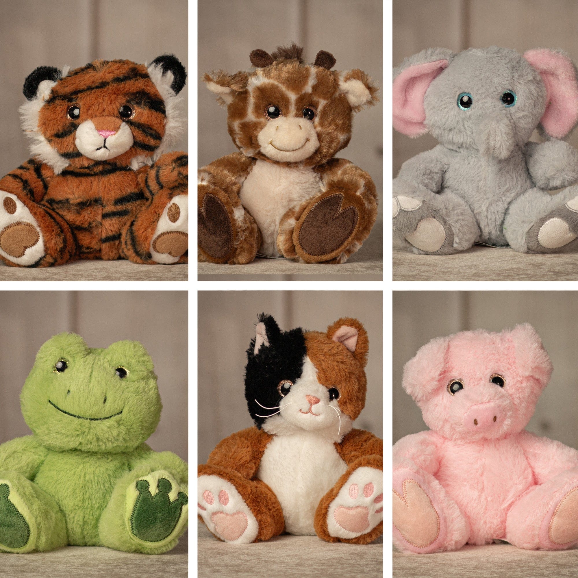 6.5" Sitting Plush Pals Bundle