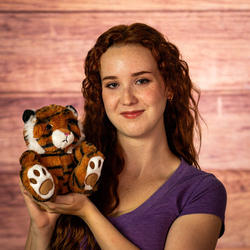 6.5" Sitting Stripey Paws Tiger