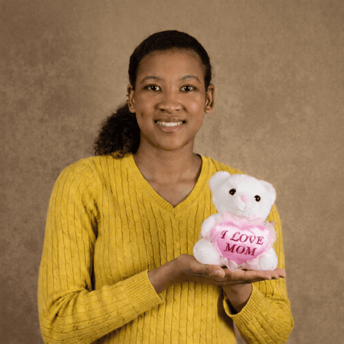 6" "I Love Mom" Bear