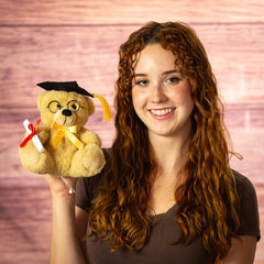 6" Sandcastle Beige Grad Colorama Bear