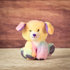 6" Sitting Pastel Sparkle Animal Assortment