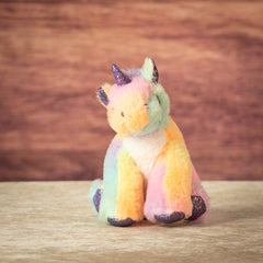 6" Sitting Pastel Sparkle Animal Assortment