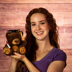 6" Tassel-Topper Twin Bears