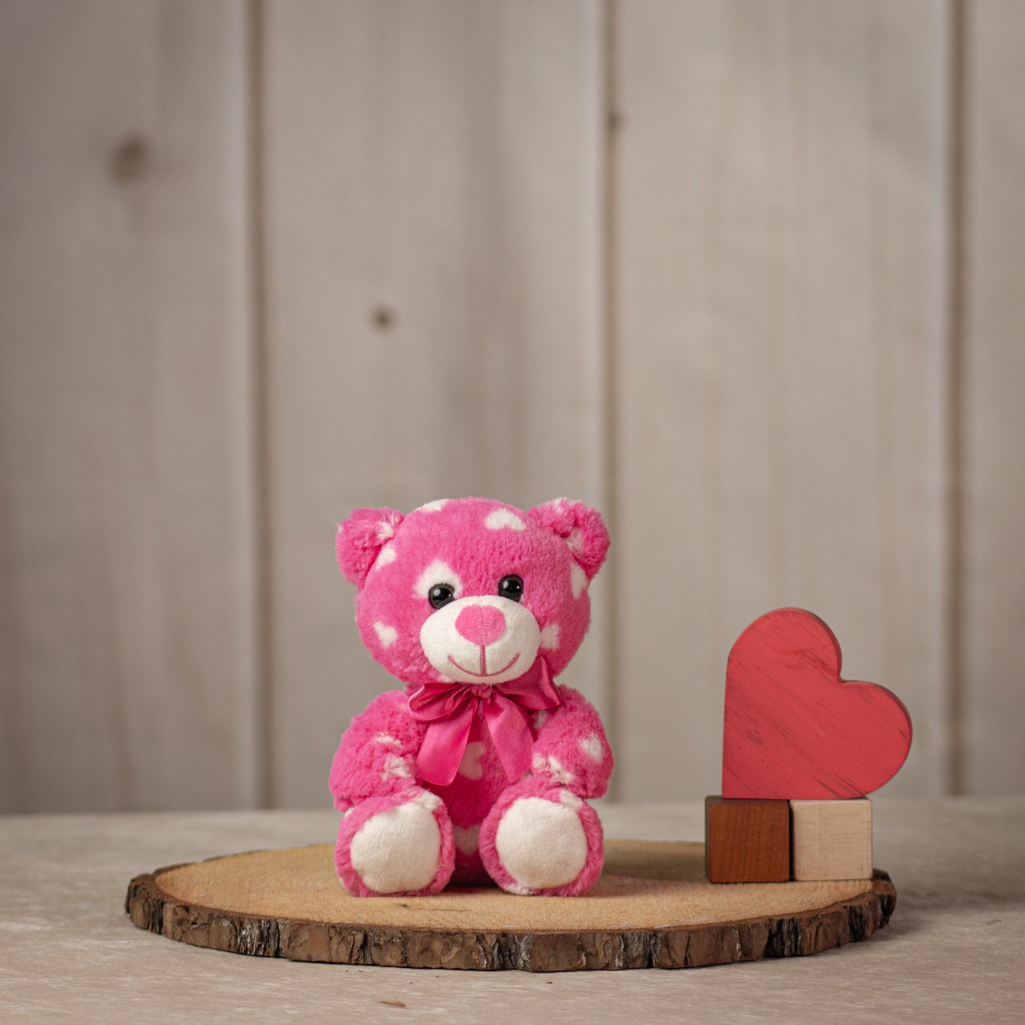 Heart Print Bear Trio
