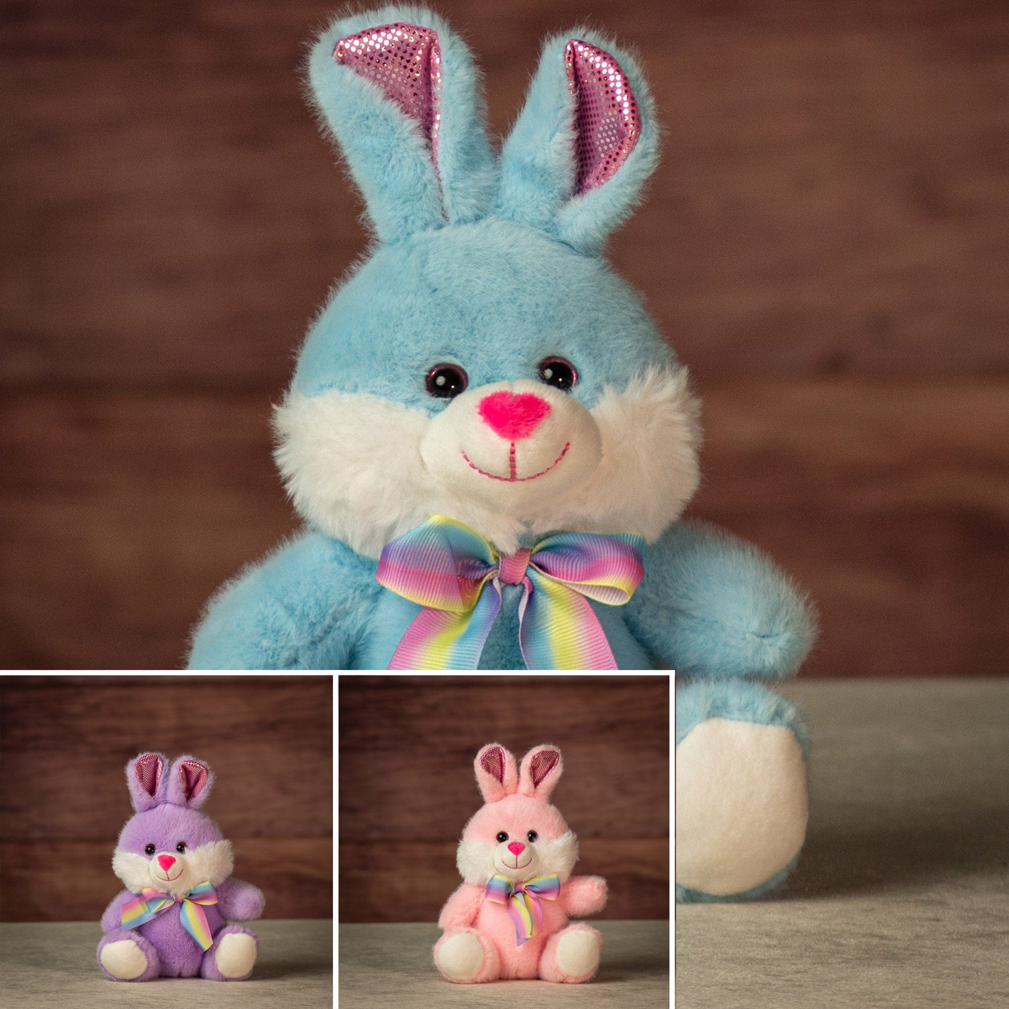 7" Pastel Parade Bunny Trio