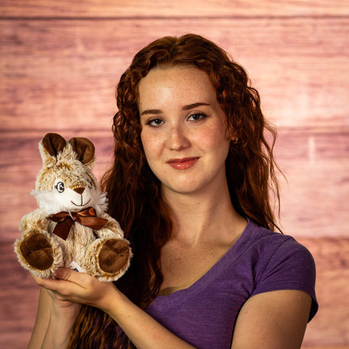 7" Sitting Bunny Duo