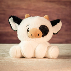 7" Sitting Farmyard Cow