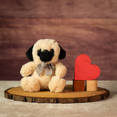 7" Sitting Snuggle Pug