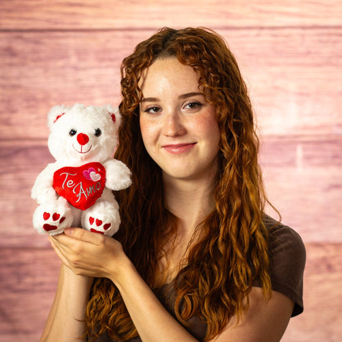 7" Sitting Te Amo Heart Bear