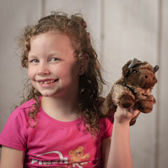 8" Cute & Small Bison