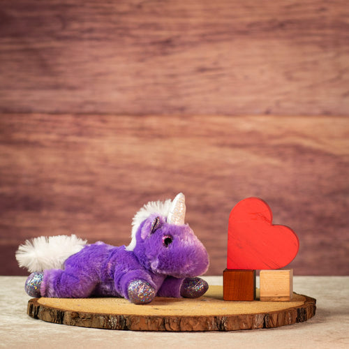 8" Purple Stardust Unicorn
