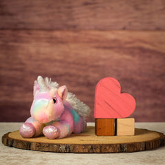 8" Rainbow Stardust Unicorn