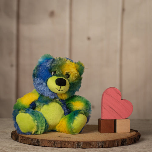 8" Sitting Tie-Dye Cuddle Cubs