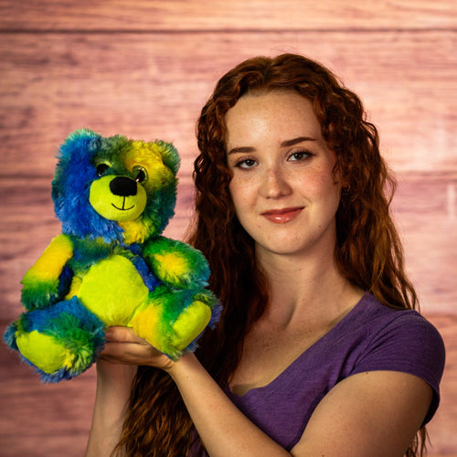 8" Sitting Tie-Dye Cuddle Cubs